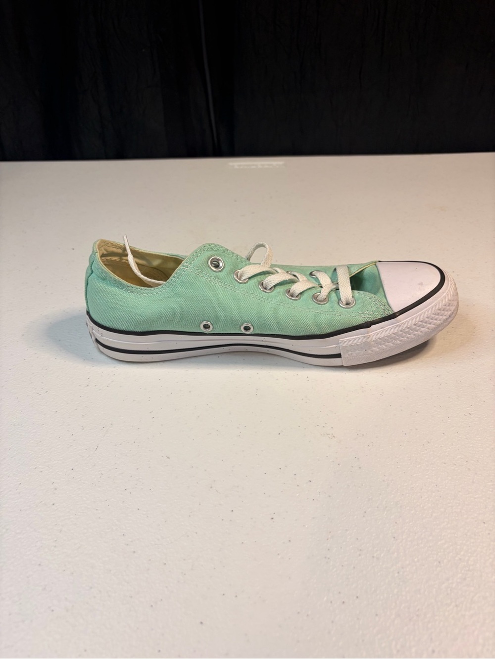 Converse Chuck Taylor All Star Low Top Mint Green Canvas Sneakers Women's Size 6 - Picture 5 of 10